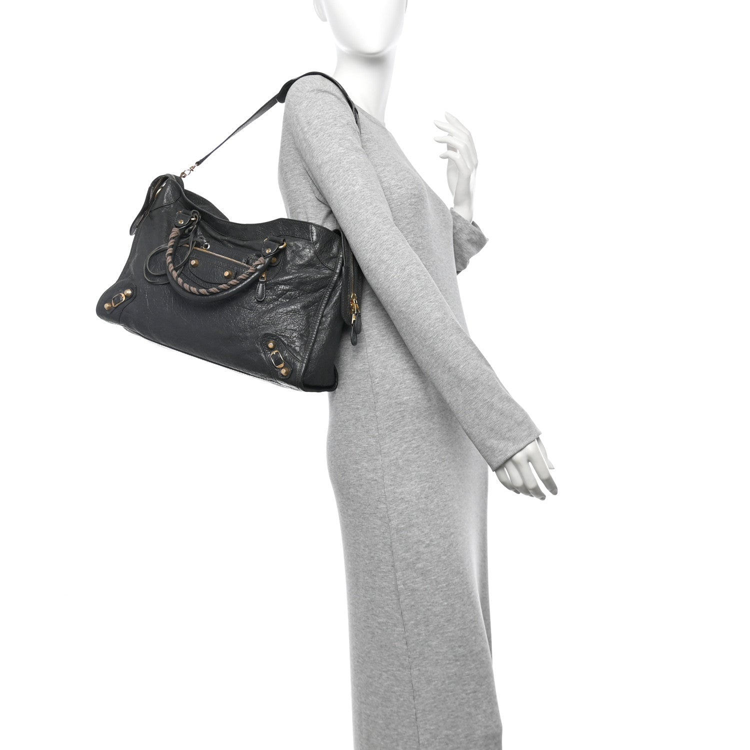 Balenciaga Agneau Giant 12 Gold Hardware City Gris Fossile 2 of 12
