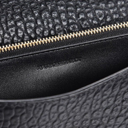 Burberry Signature Grain Small Madison Chain Clutch Black 6 of 6