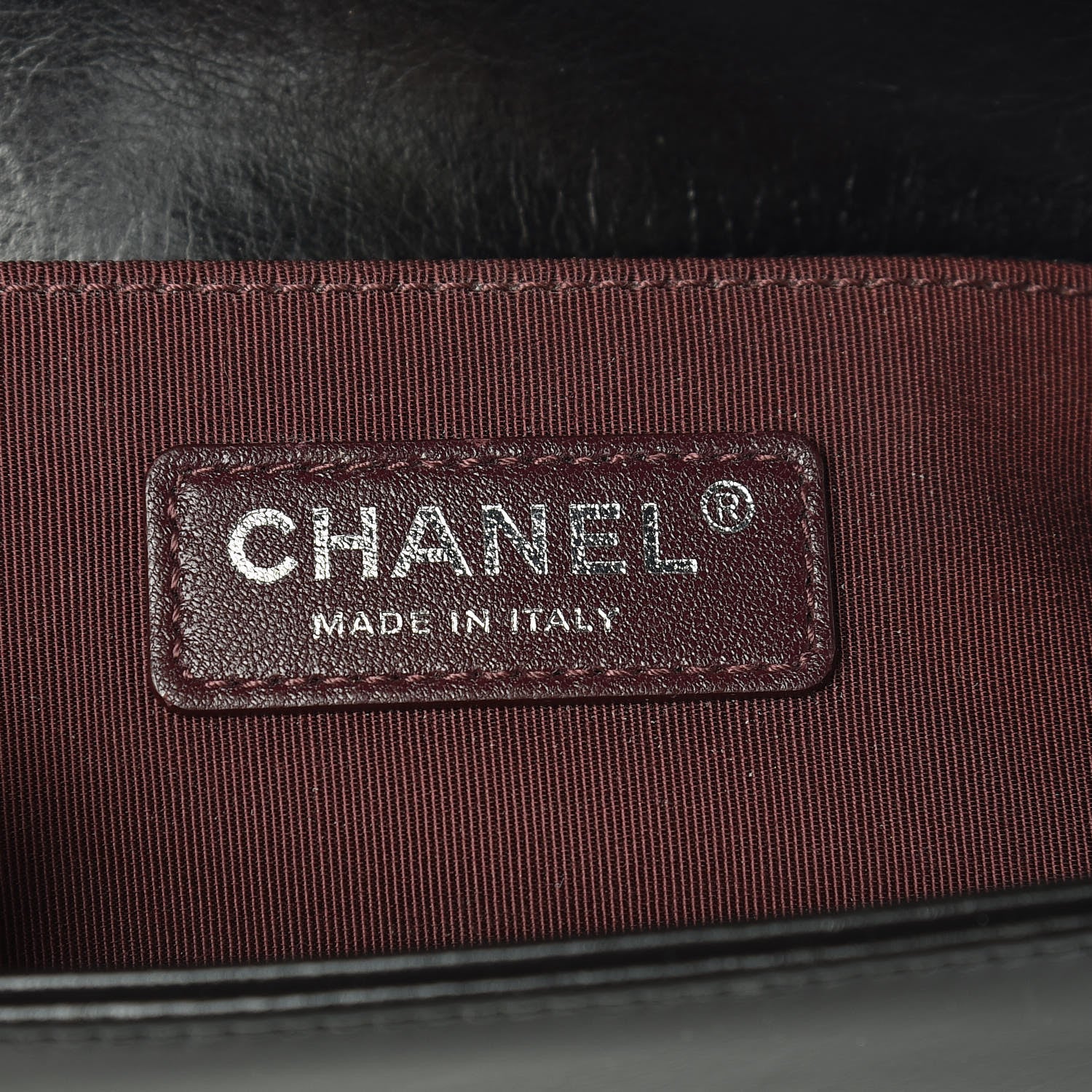 Chanel Glazed Calfskin Quilted Small Boy Chained Flap Black 6 of 10