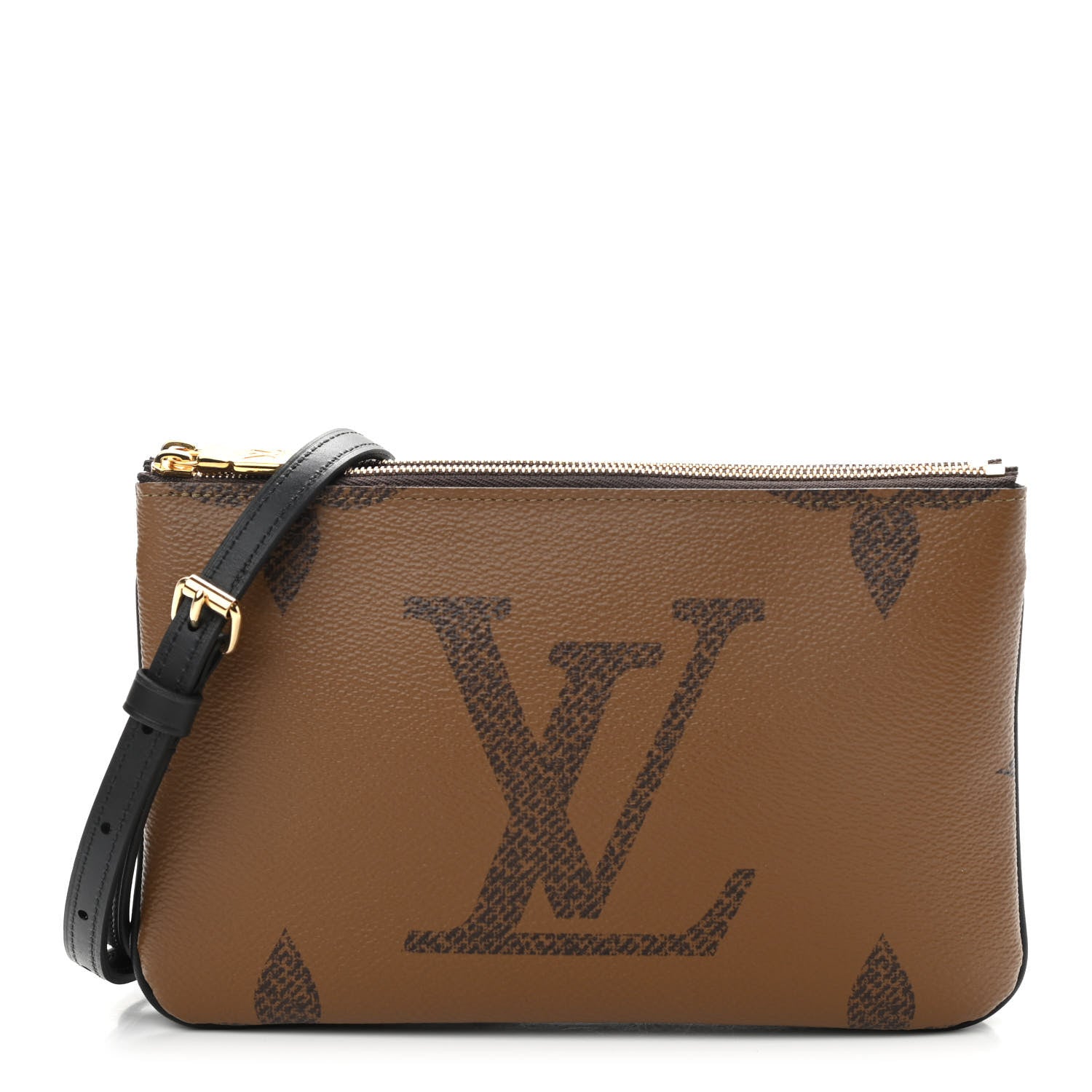 Louis Vuitton Reverse Monogram Giant Double Zip Pochette 1 of 10