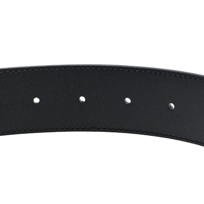 Gucci Calfskin Interlocking G Belt 75 30 Black 3 of 4