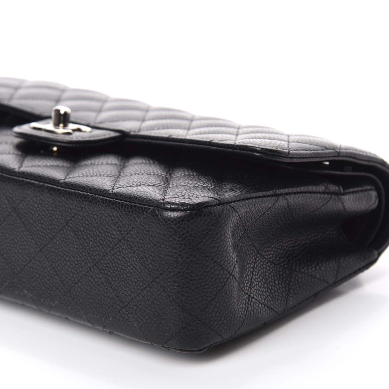 Chanel Caviar Quilted Medium Double Flap Black 7 of 14