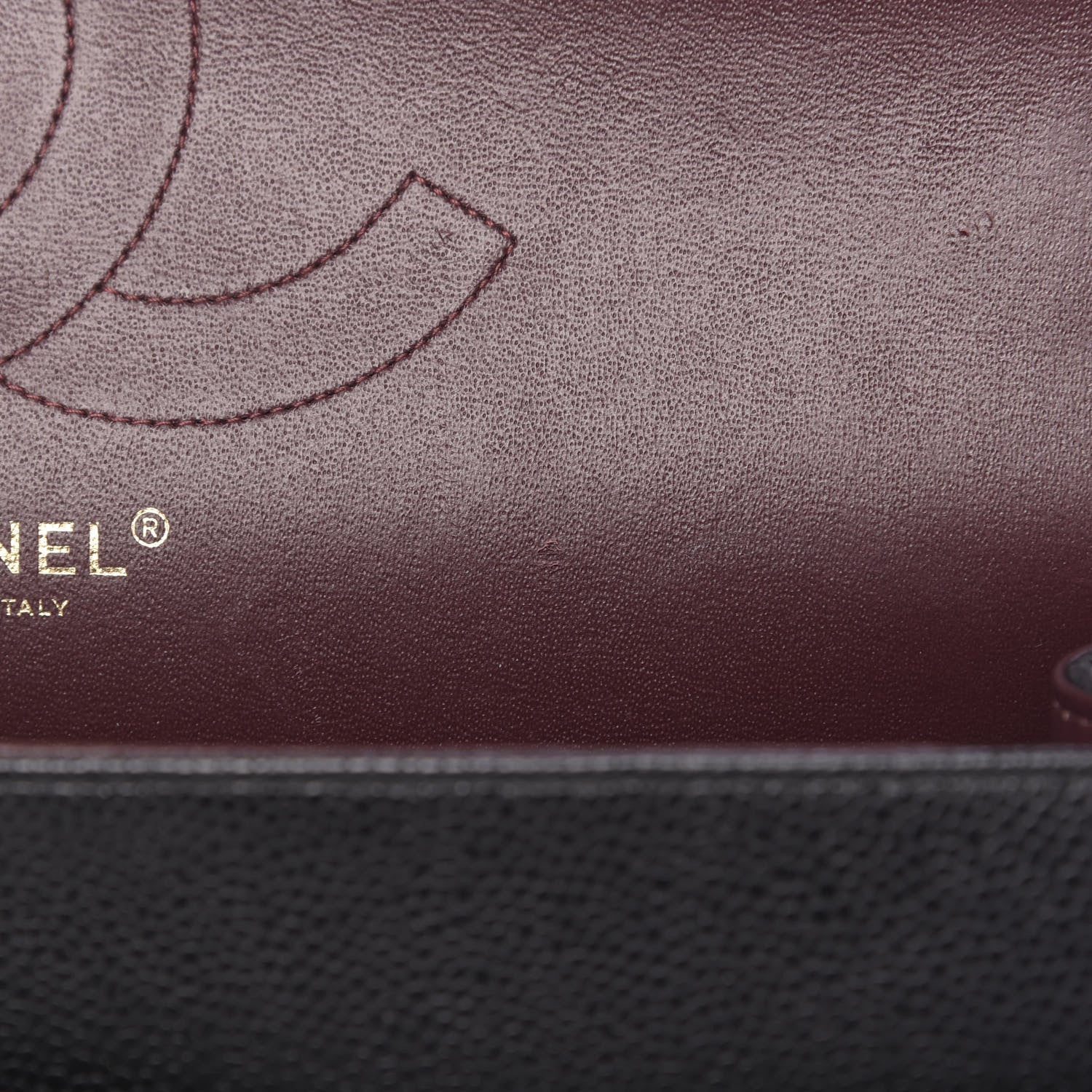 Chanel Caviar Quilted Jumbo Double Flap Black 10 of 13