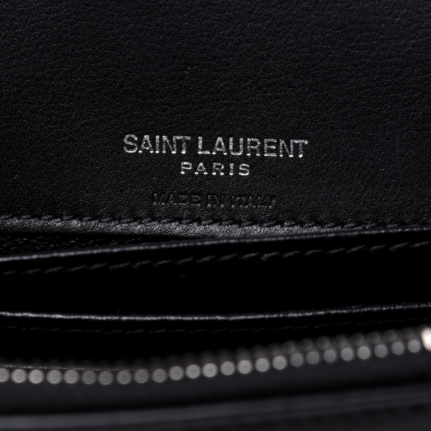 Calfskin Lizard Embossed Monogram Kate Belt Bag Black