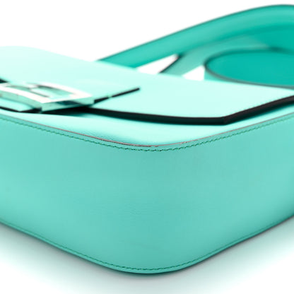 Fendi X TIFFANY Nappa Silver Baguette Blue Tiffany Silver 9 of 12