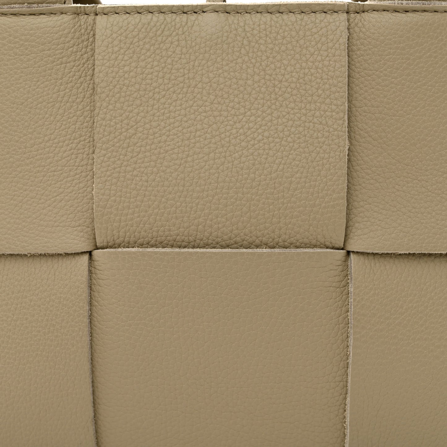 Nappa Maxi Intreccio Mini Arco Tote Taupe
