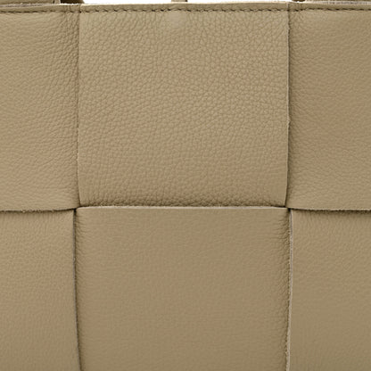 Bottega Veneta Nappa Maxi Intreccio Mini Arco Tote Taupe 10 of 12