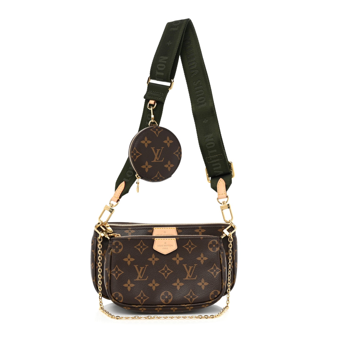 Monogram Multi Pochette Accessories Kaki