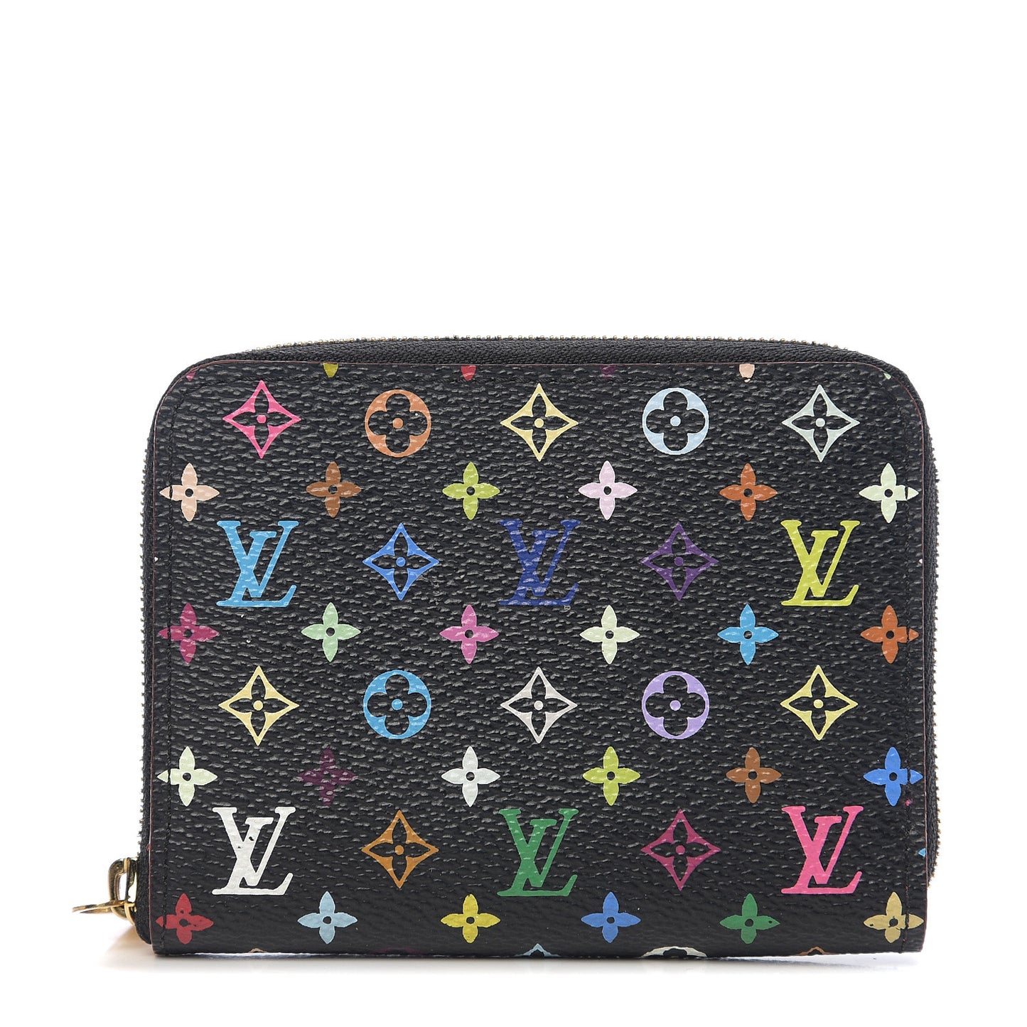 Monogram Multicolor Zippy Coin Purse Black Grenade