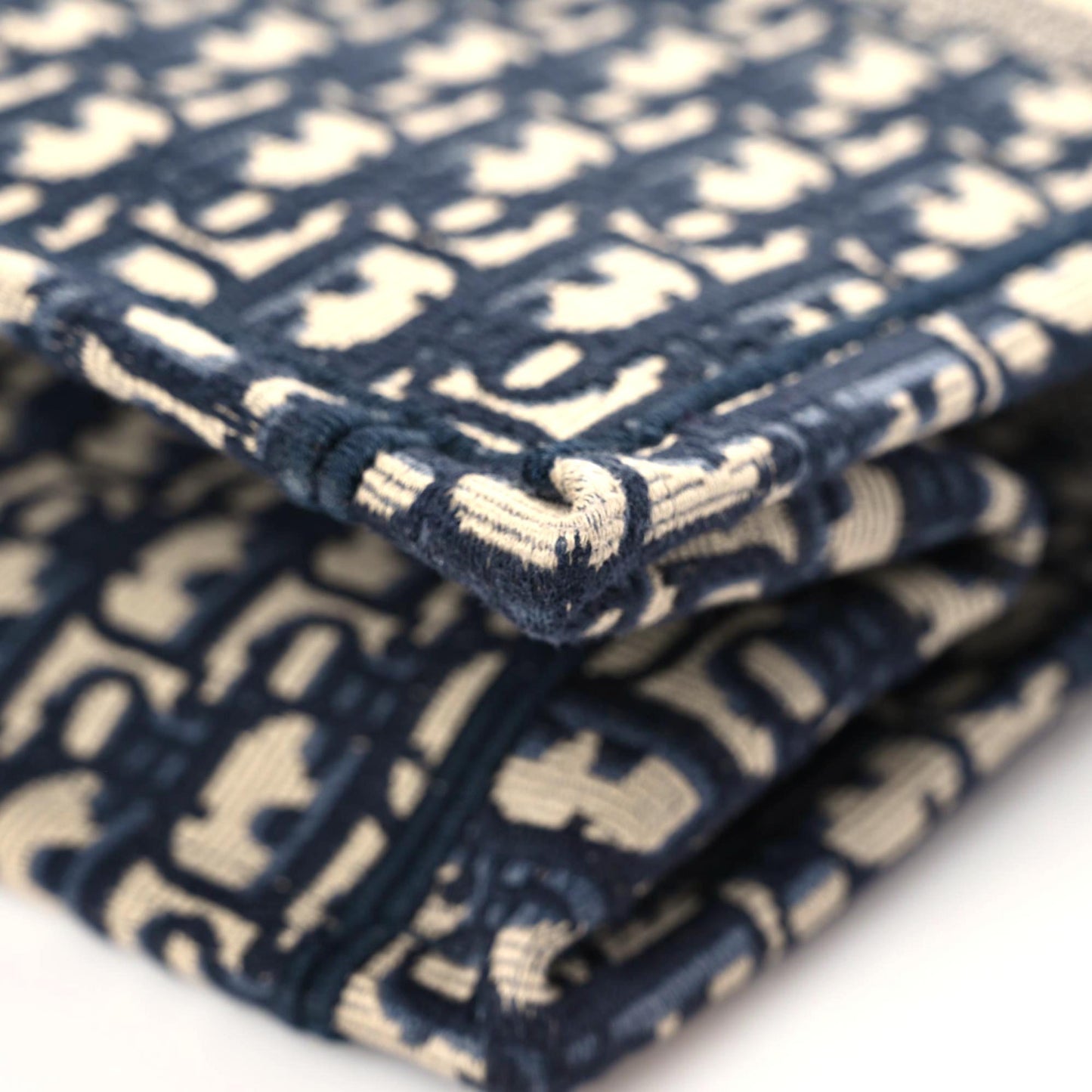 Oblique Large Book Tote Blue Multicolor