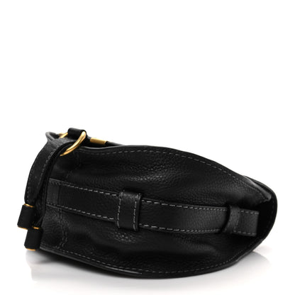Chloe Calfskin Mini Marcie Round Crossbody Bag Black 8 of 8