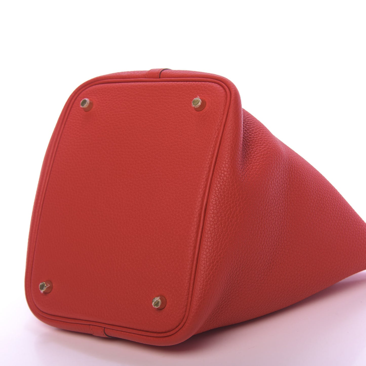 Taurillon Clemence Picotin Lock 22 MM Rouge Tomate