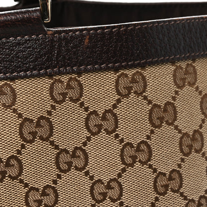 Gucci Monogram Large Abbey Tote Dark Brown 11 of 12