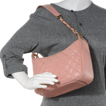 Chanel Caviar Shoulder Bag Pink 2 of 8