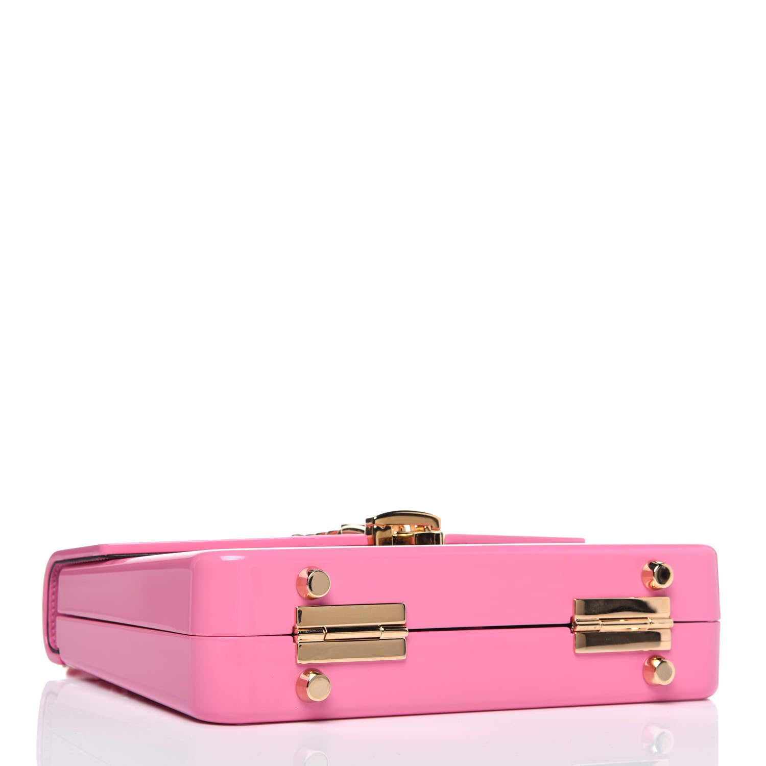 Gucci Plexiglass Mini Sylvie 1969 Top Handle Bag Pink 5 of 16
