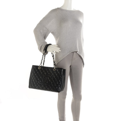 Chanel Caviar Quilted Grand Shopping Tote GST Black 2 of 7