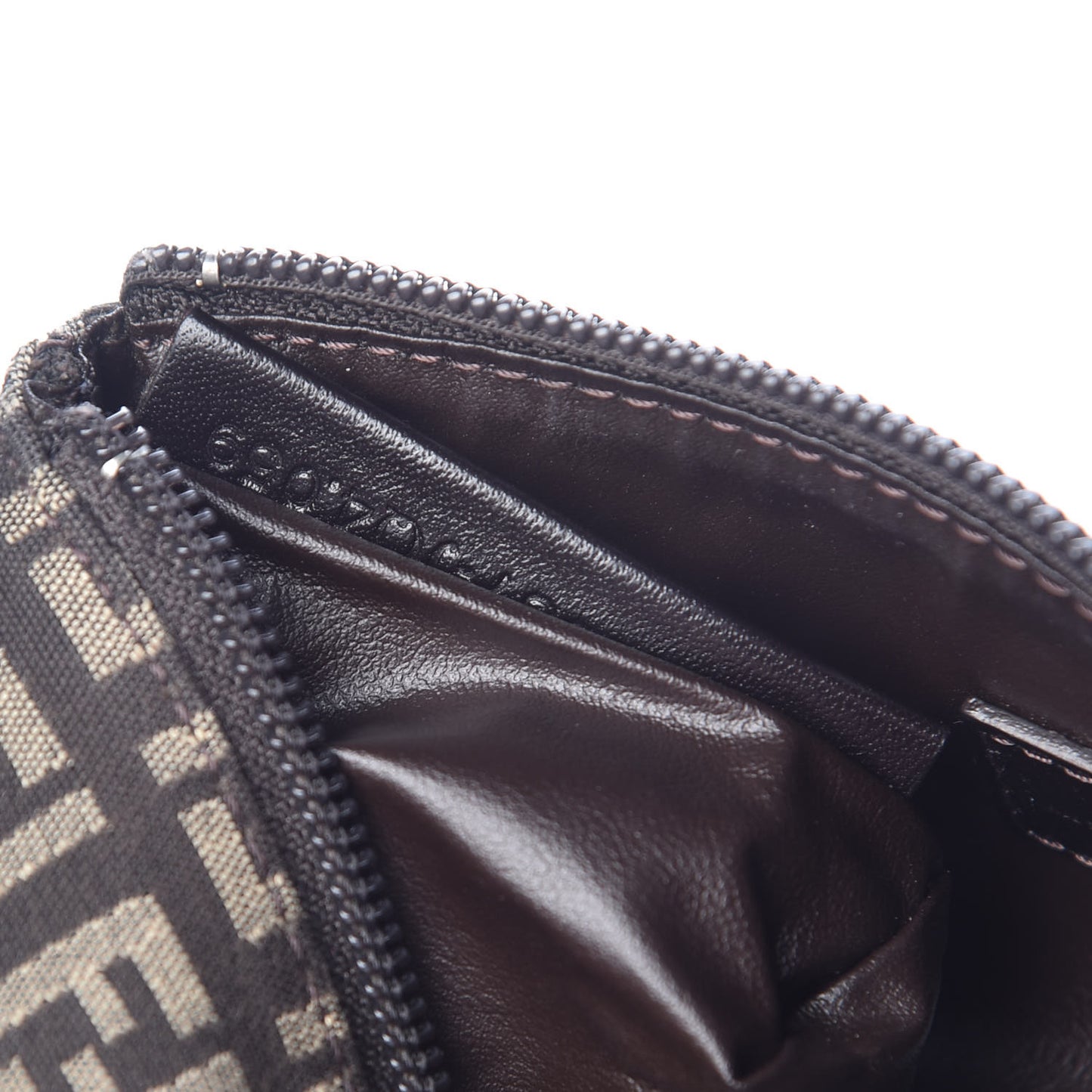 Zucchino Vitello Cosmetic Pouch Testa di Moro Beige
