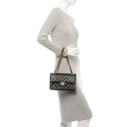 Chanel Caviar Quilted Small Double Flap Black 2 of 9
