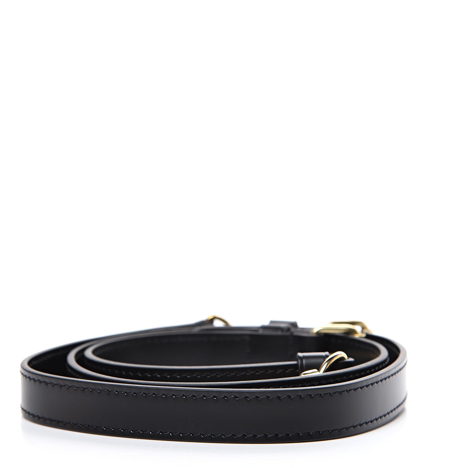 Louis Vuitton Calfskin Speedy Bandouliere Shoulder Strap Black 2 of 4