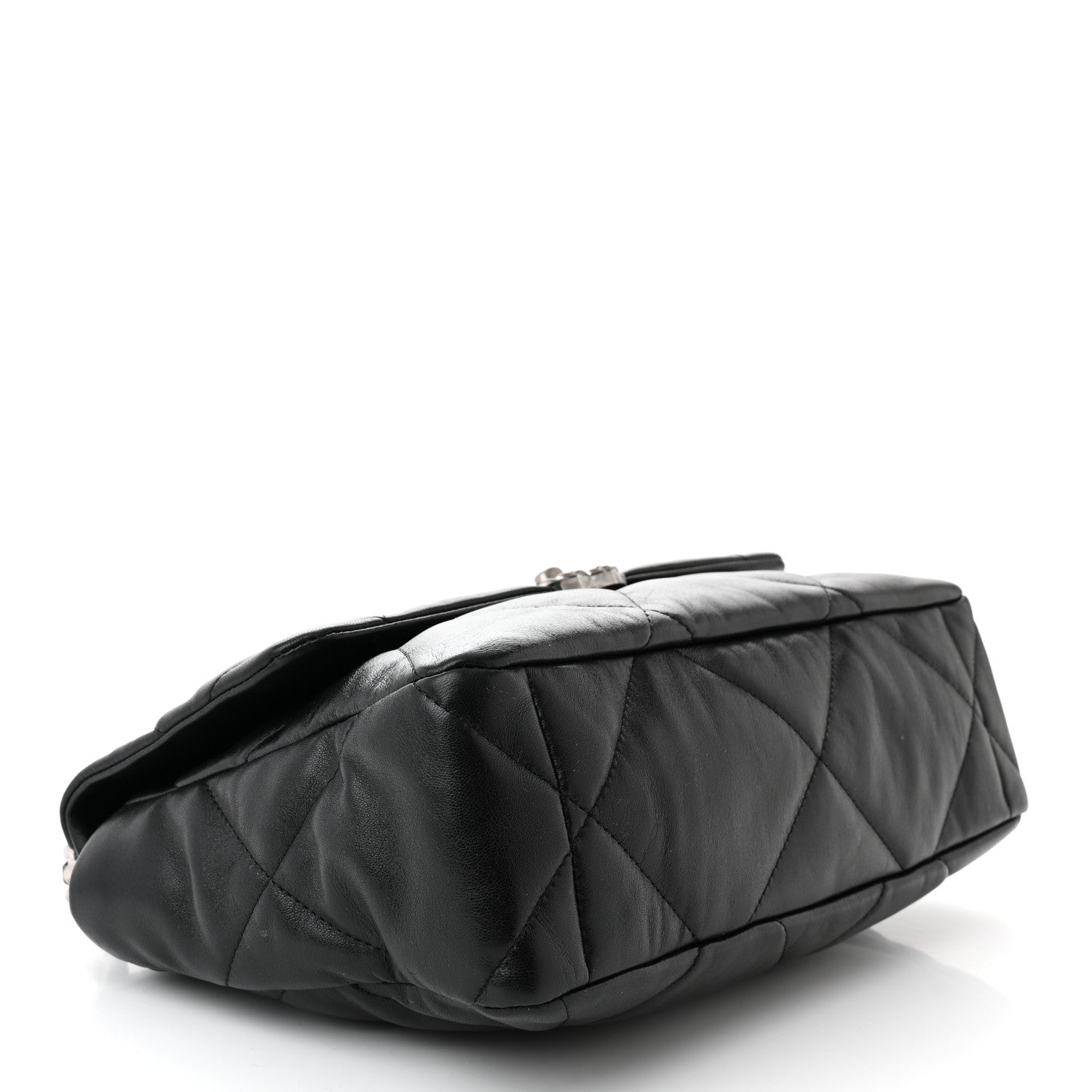 Chanel Lambskin Quilted Large Chanel 19 Flap Black 4 of 11