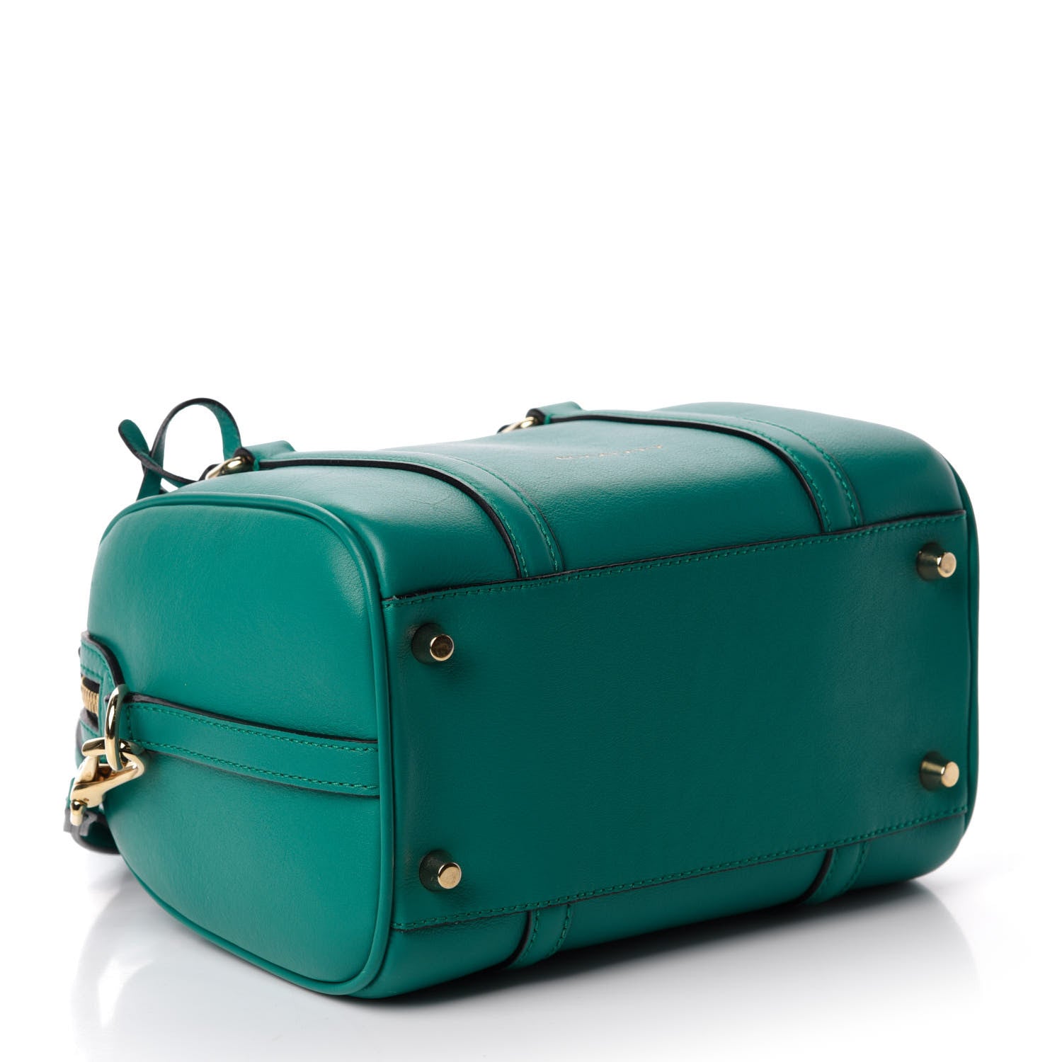 Burberry Soft Calfskin Small Alchester Bowling Bag Aqua Green 5 of 12