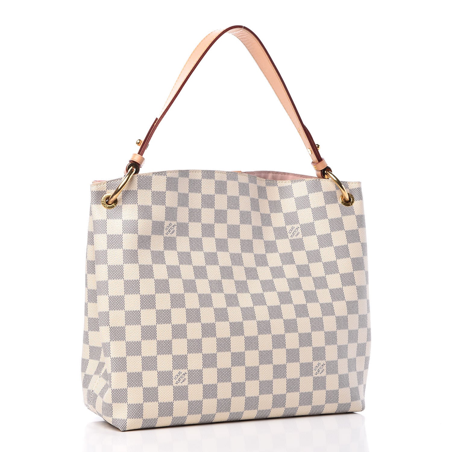 Louis Vuitton Damier Azur Graceful PM Rose Ballerine 3 of 18