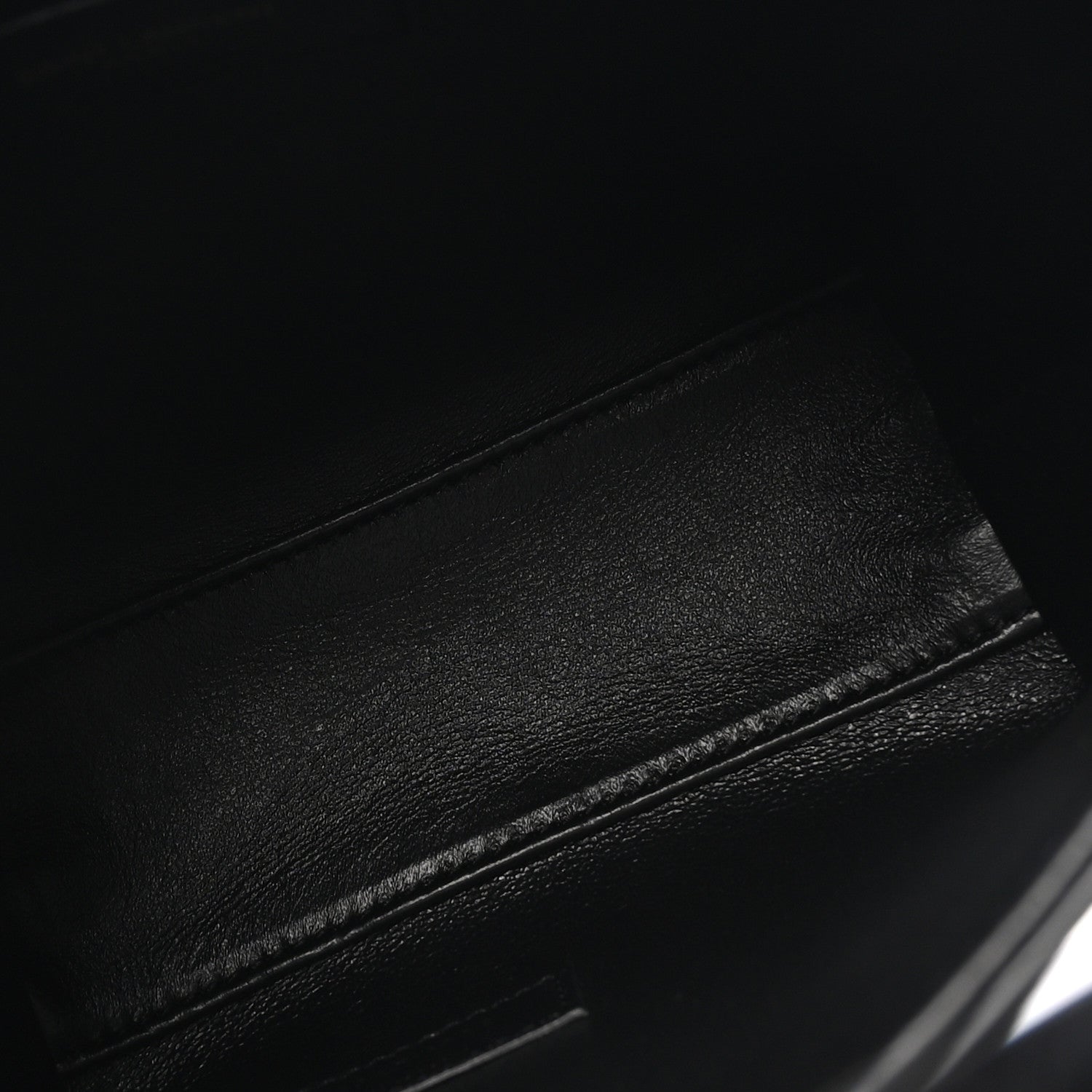 Saint Laurent Calfskin Crocodile Embossed Paris Mini Toy Shopper Tote Black 5 of 10