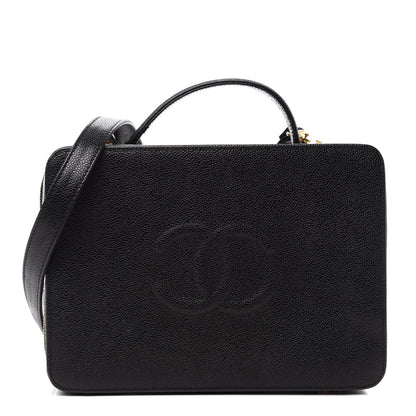Chanel Caviar CC Vanity Case Black 1 of 10