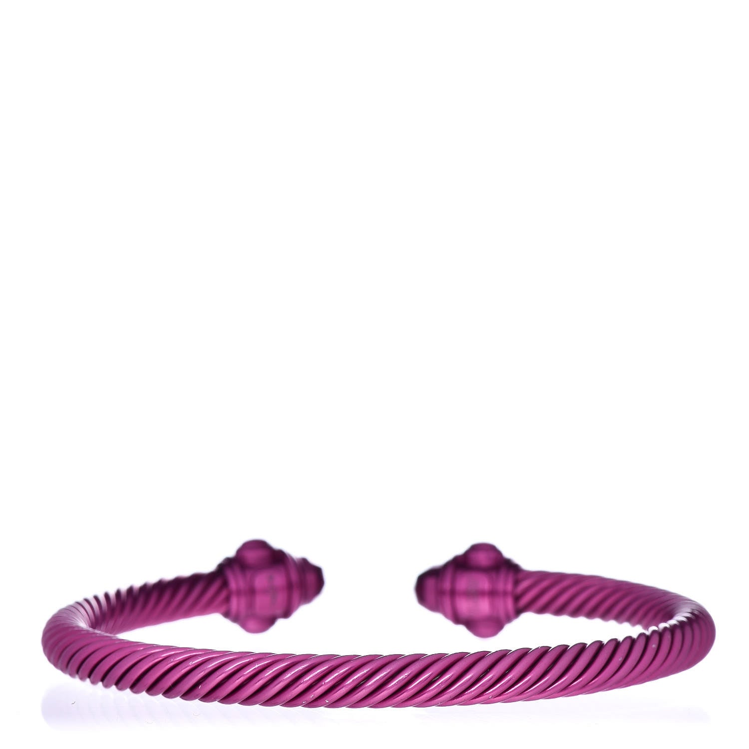 David Yurman Aluminum 5mm Renaissance Bracelet Dark Pink 3 of 5