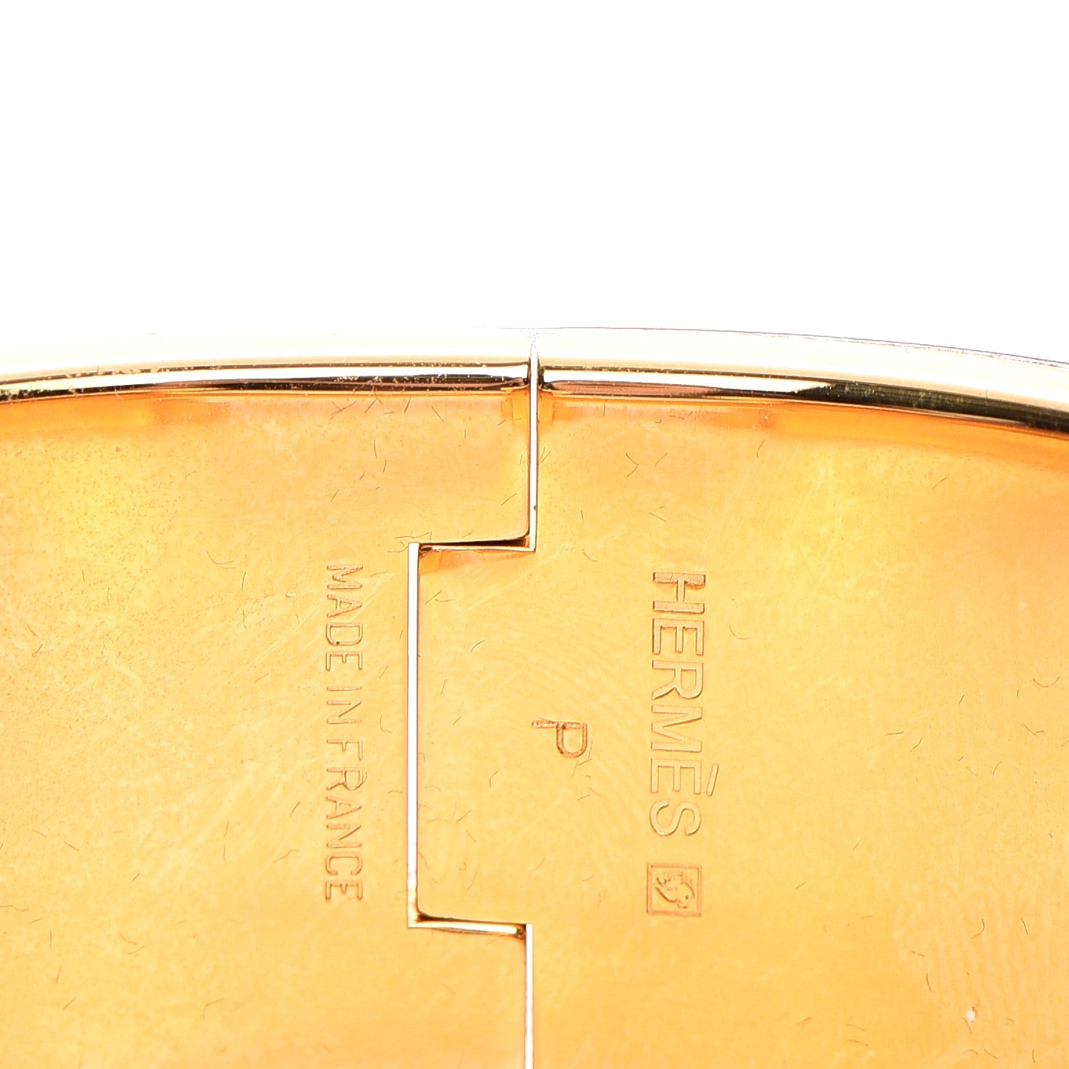 Hermes Enamel Wide Clic Clac H Bracelet PM Slate 4 of 5