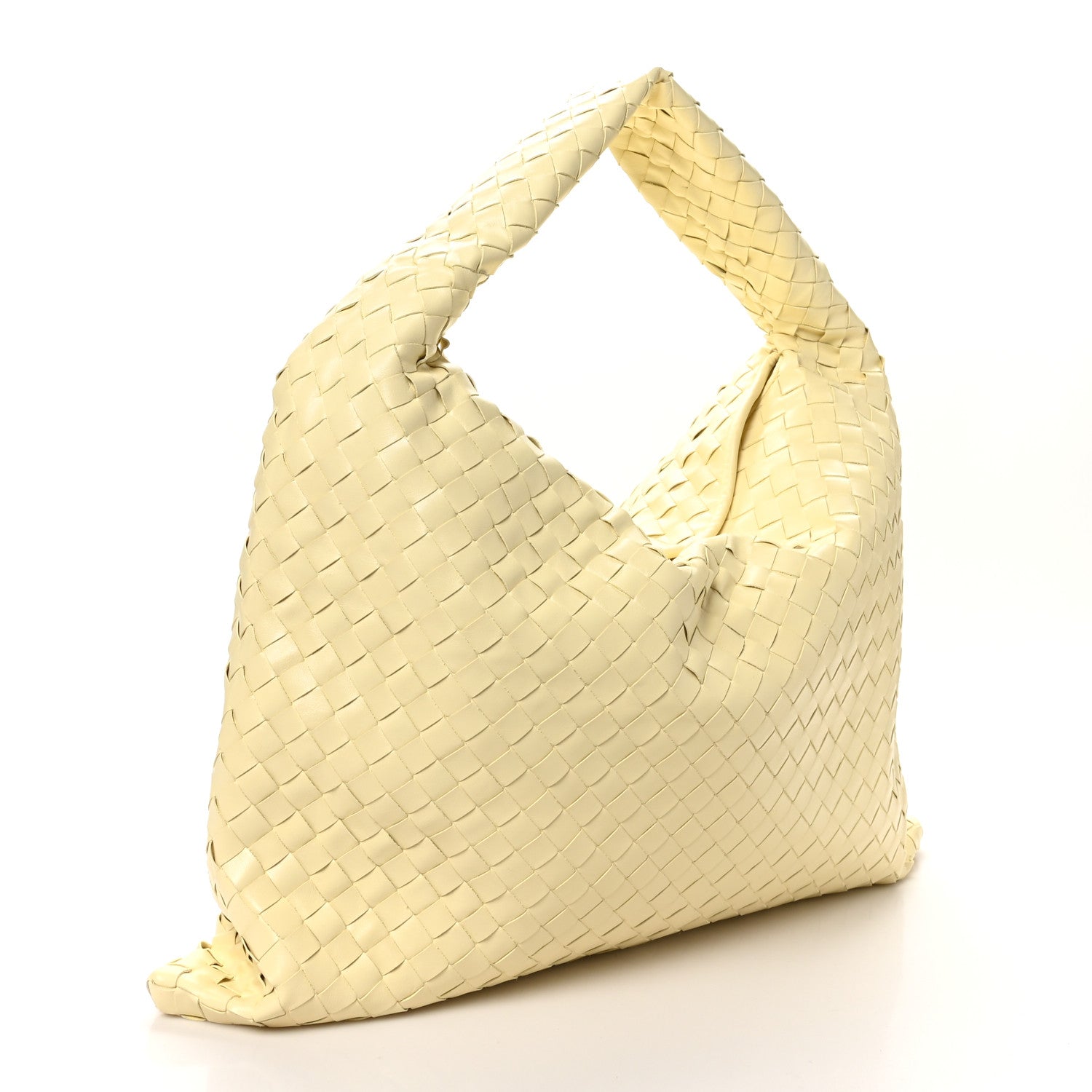 Bottega Veneta Calfskin Intrecciato Large Hop Camomile 2 of 9
