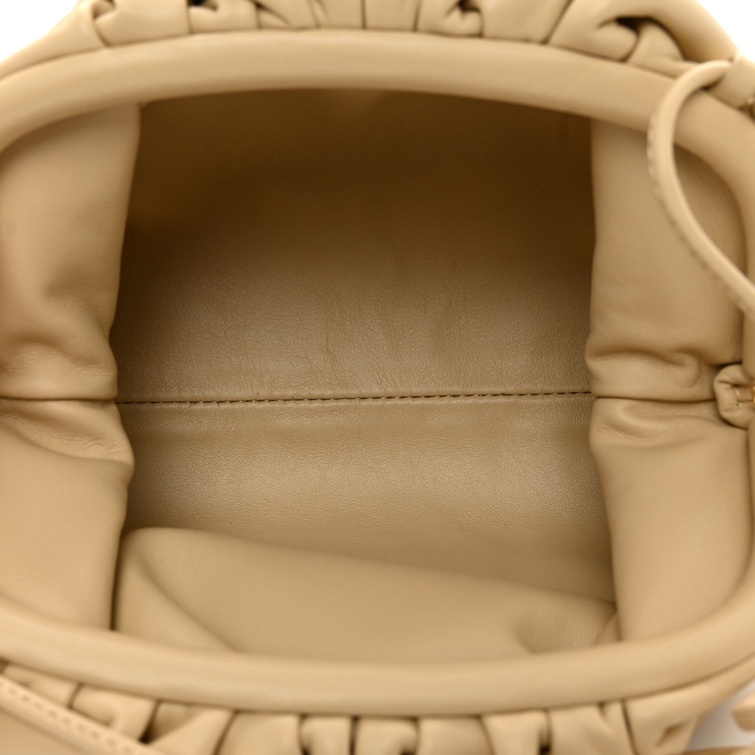 Bottega Veneta Butter Calfskin The Mini Pouch Porridge 5 of 9