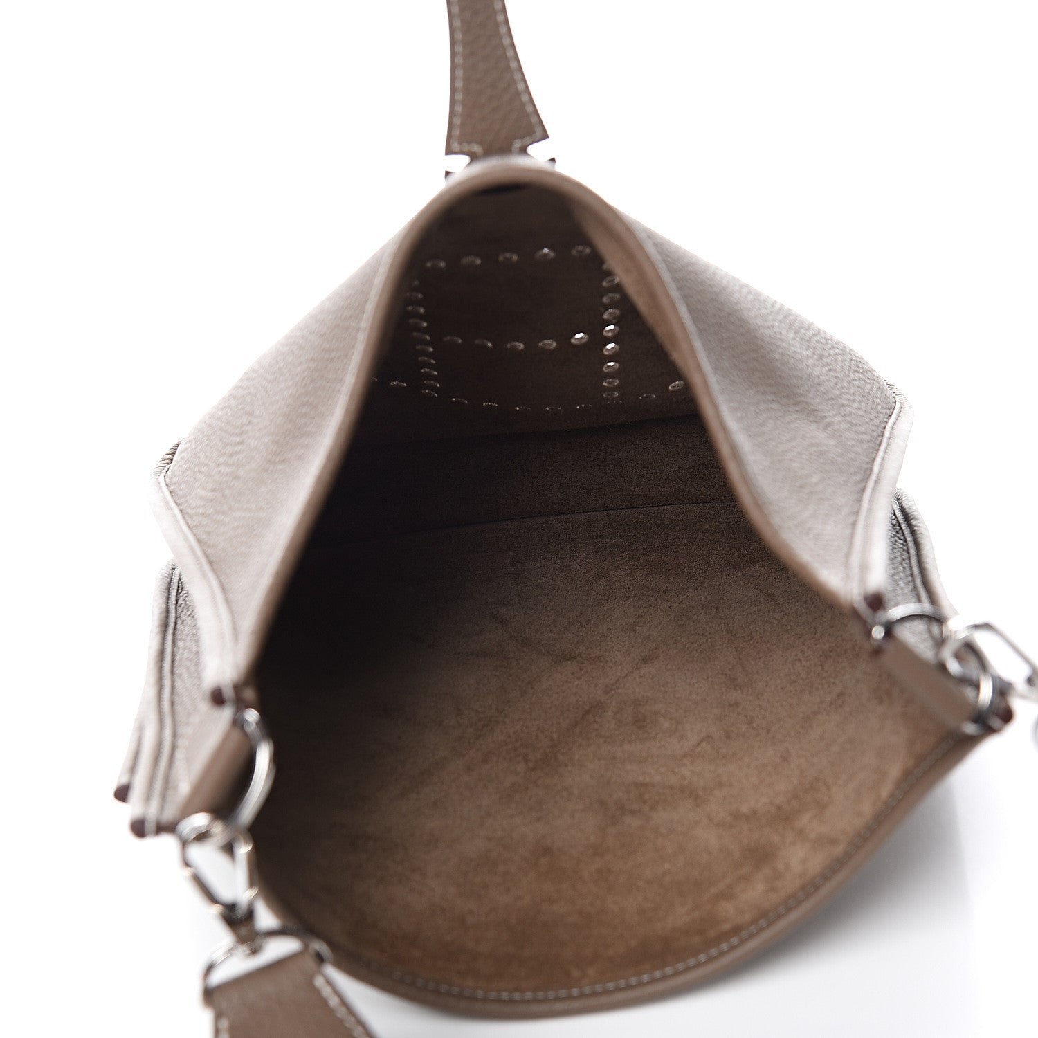 Hermes Taurillon Clemence Evelyne III PM Etoupe 4 of 10