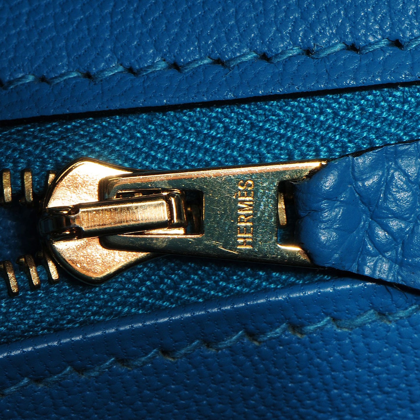 Togo Birkin 35 Turquoise
