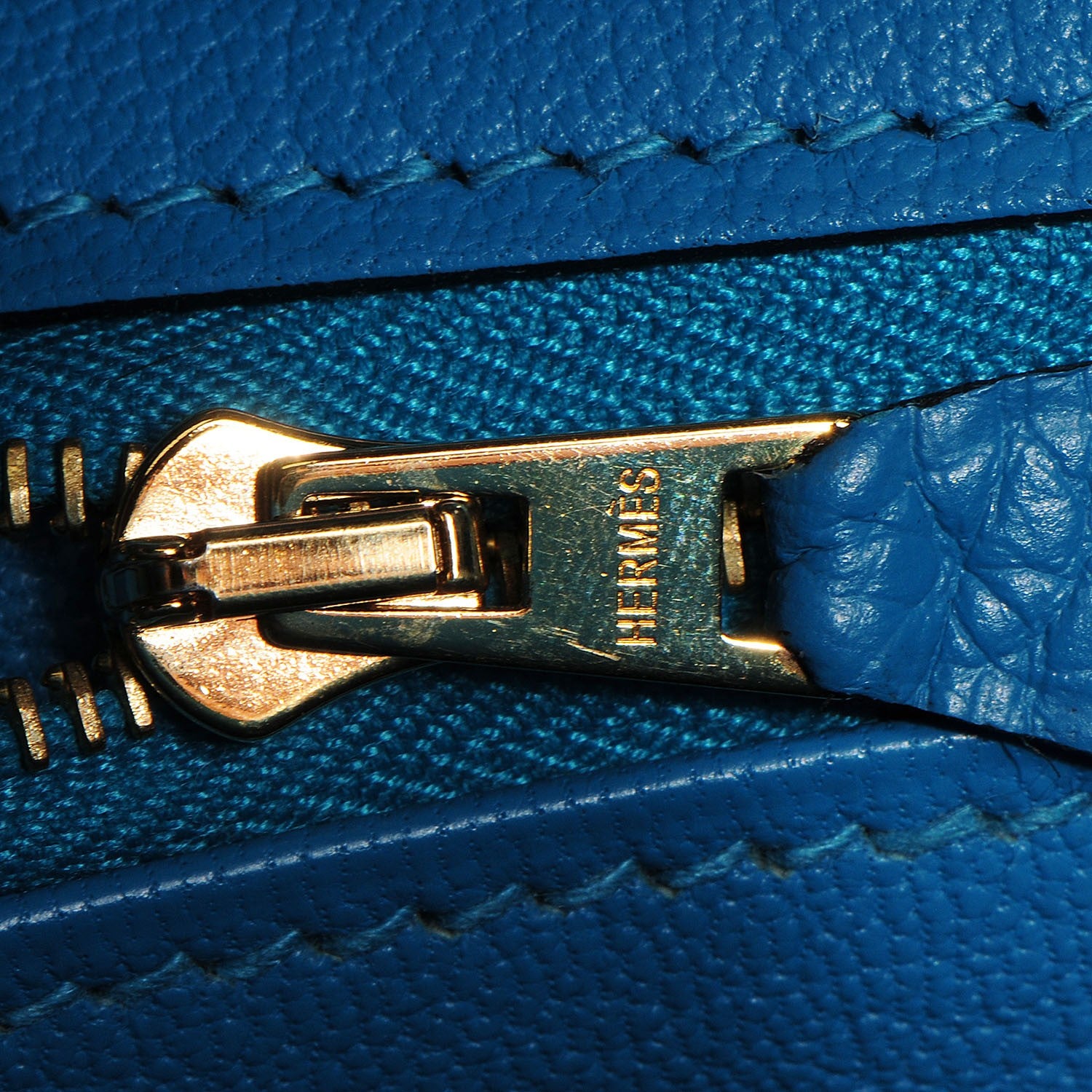 Hermes Togo Birkin 35 Turquoise 24 of 24