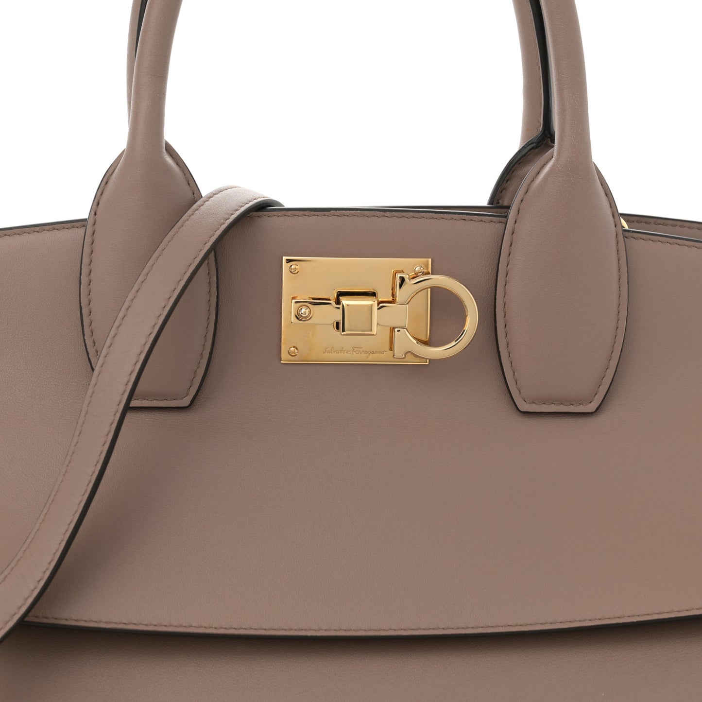 Smooth Calfskin Large The Studio Bag Caraway Seed