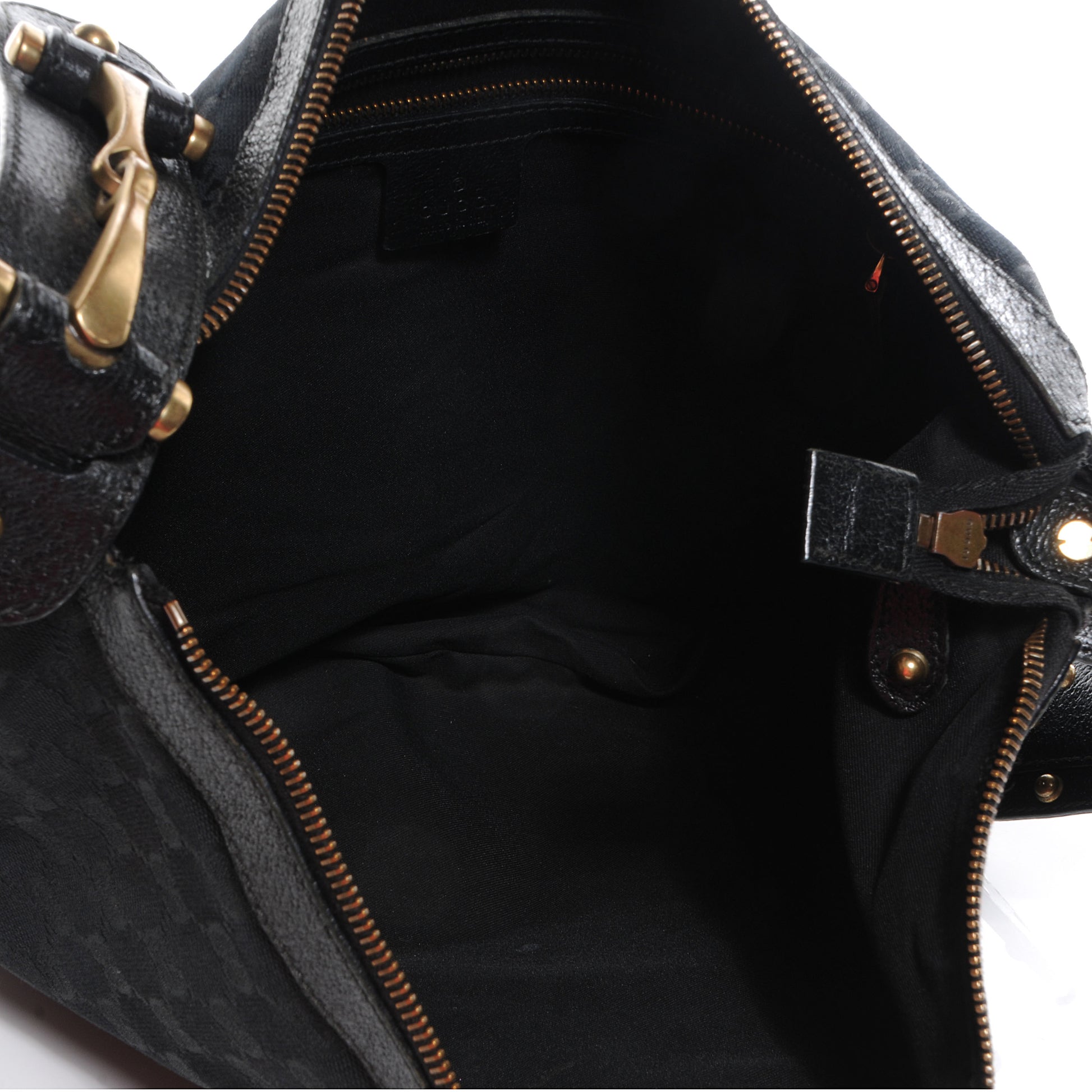 Gucci Monogram Pelham Shoulder Bag Black 5 of 7