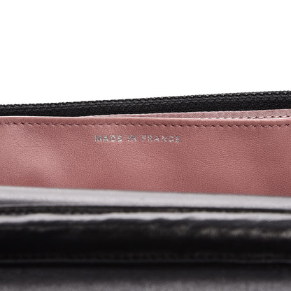 Chanel Lambskin Camellia Wallet on Chain WOC Black 7 of 9