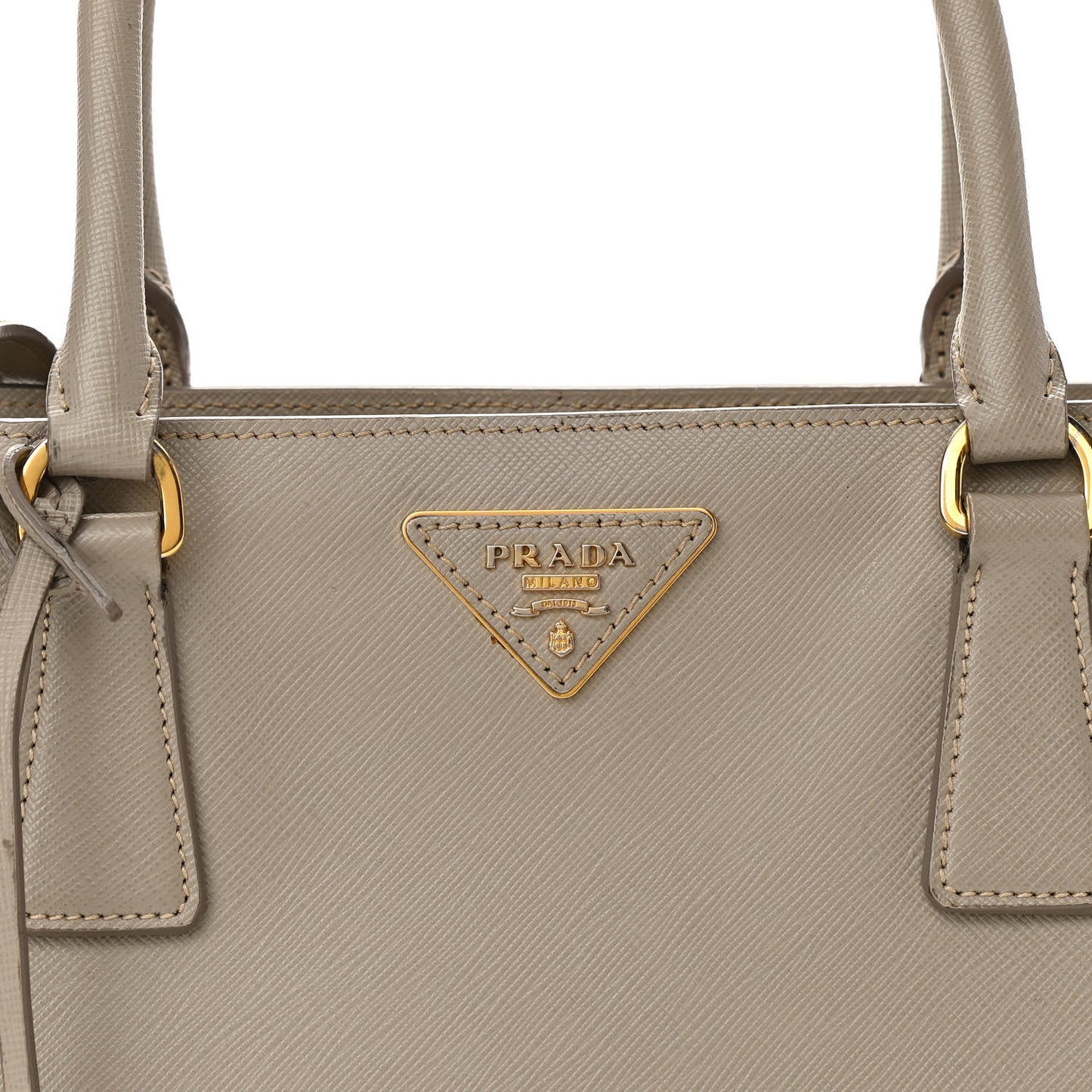 Saffiano Lux Medium Tote Argilla