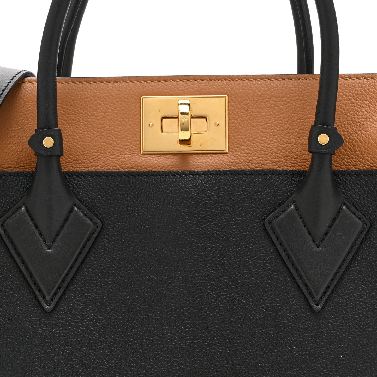 Calfskin Monogram On My Side Black