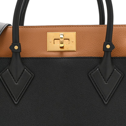 Louis Vuitton Calfskin Monogram On My Side Black 7 of 9