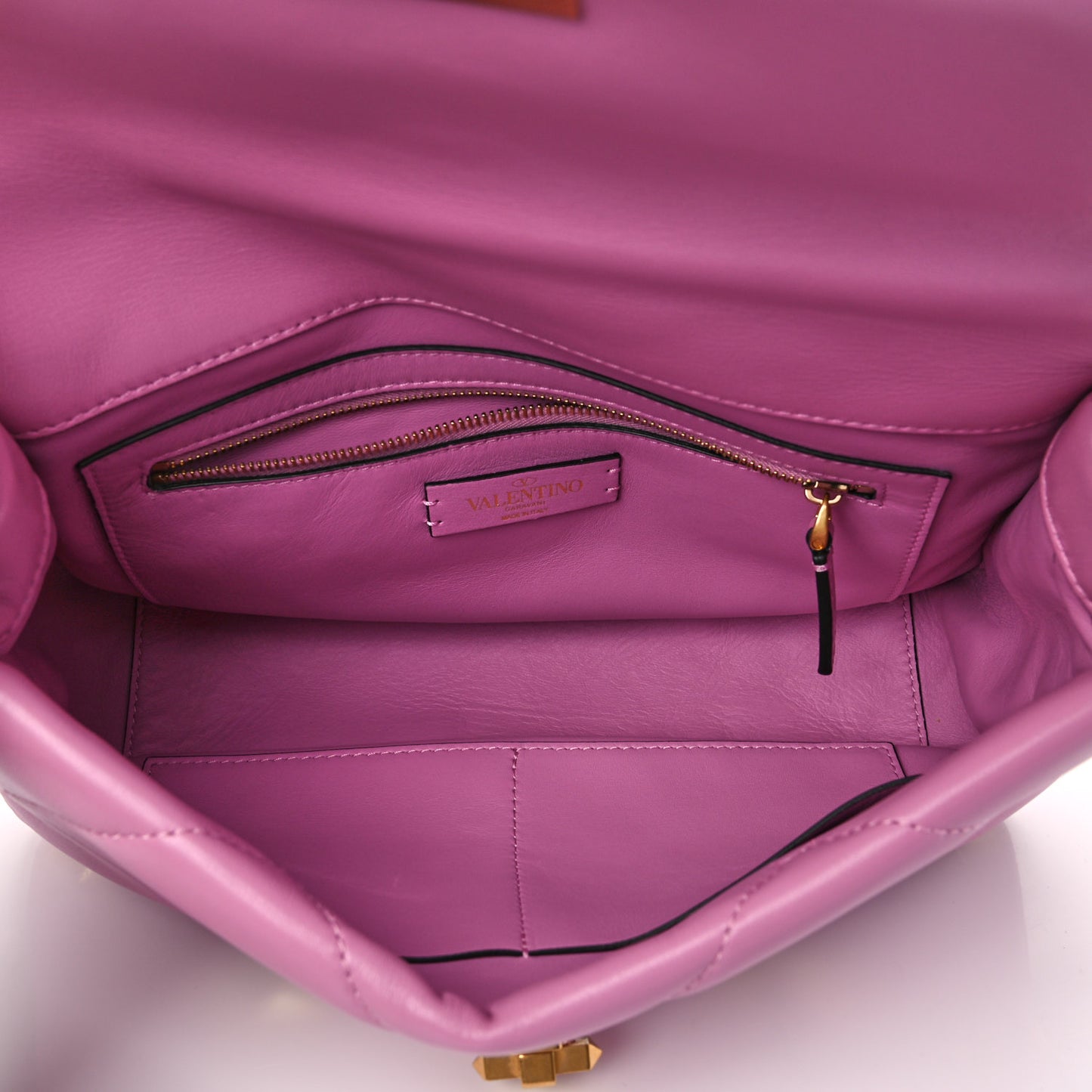 Nappa Large Roman Stud Shoulder Bag Giacinto