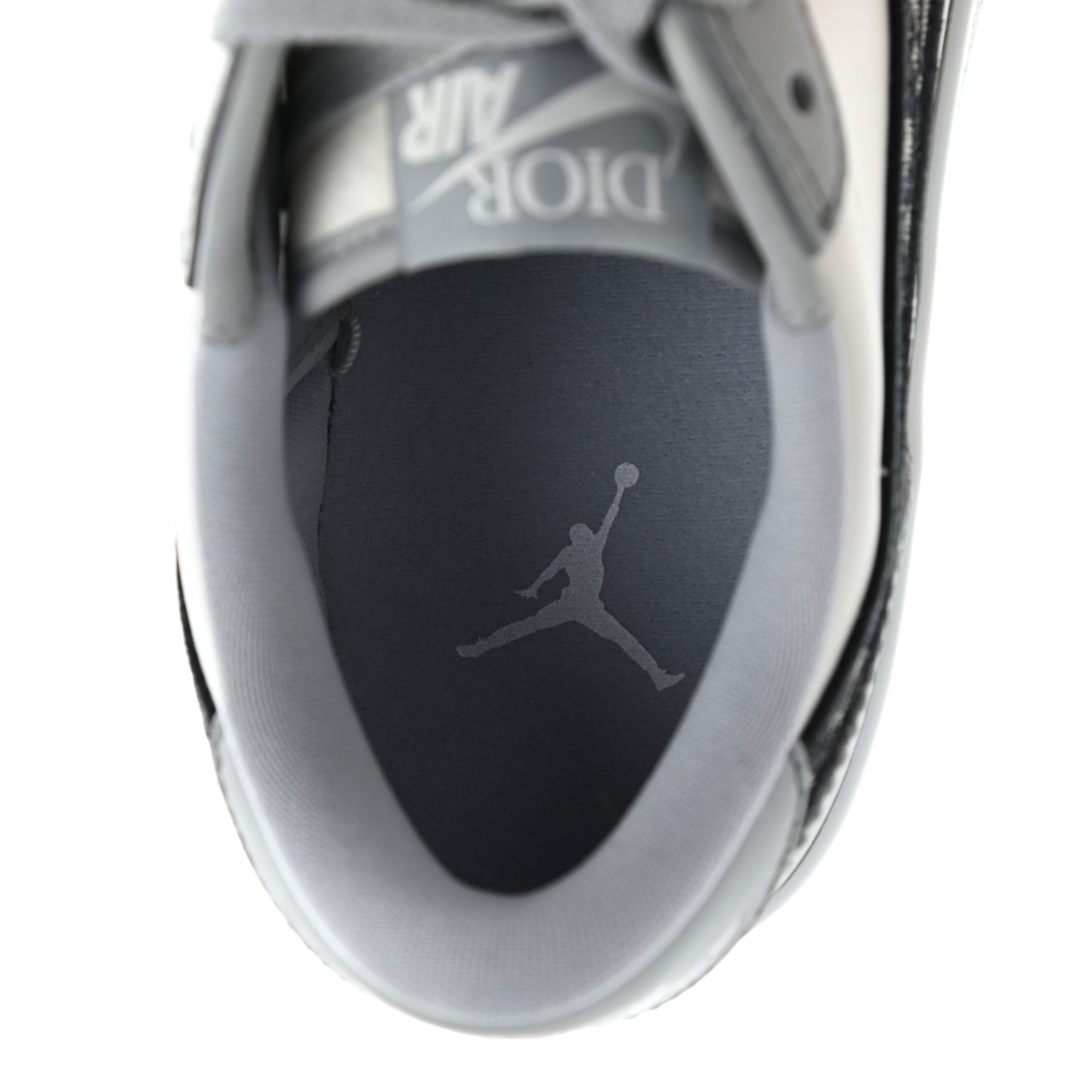 X Nike Air Jordan Calfskin Mens Oblique Low Sneakers 38.5 Beige White