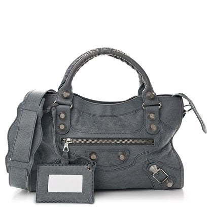 Balenciaga Agneau Giant 21 Silver Hardware City Ardoise 1 of 10