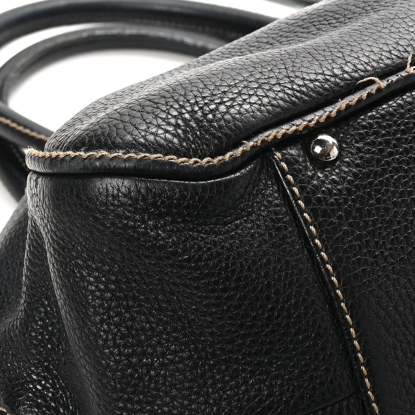 Calfskin Tassel Bowler Black