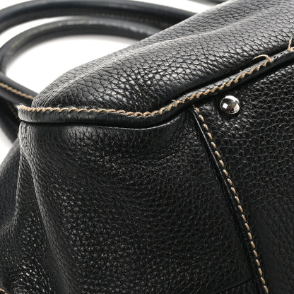 Chanel Calfskin Tassel Bowler Black 10 of 16