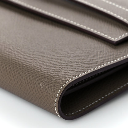 Hermes Epsom Kelly Longue Wallet Etoupe 10 of 11