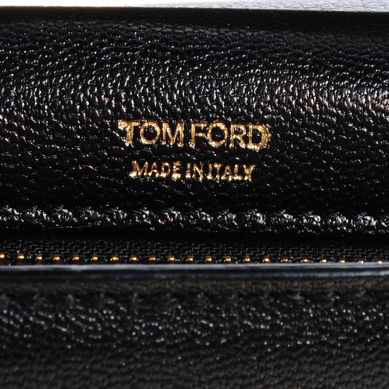 Tom Ford Calfskin Natalia East-West Shoulder Bag Black 6 of 7