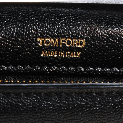 Tom Ford Calfskin Natalia East-West Shoulder Bag Black 6 of 7