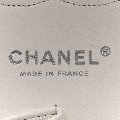 Chanel Caviar Quilted Medium Double Flap Bijoux Chain White 6 of 17